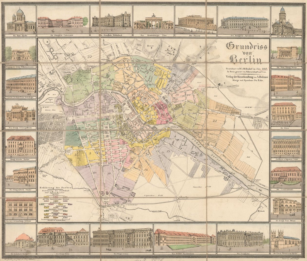 Planlösning av Berlin av Wichard von Möllendorf