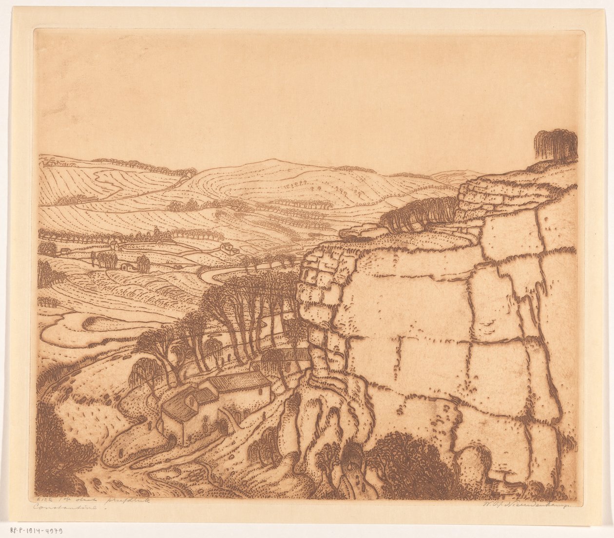 Constantine (originaltitel på objekt) av Wijnand Otto Jan Nieuwenkamp (signed by artist)