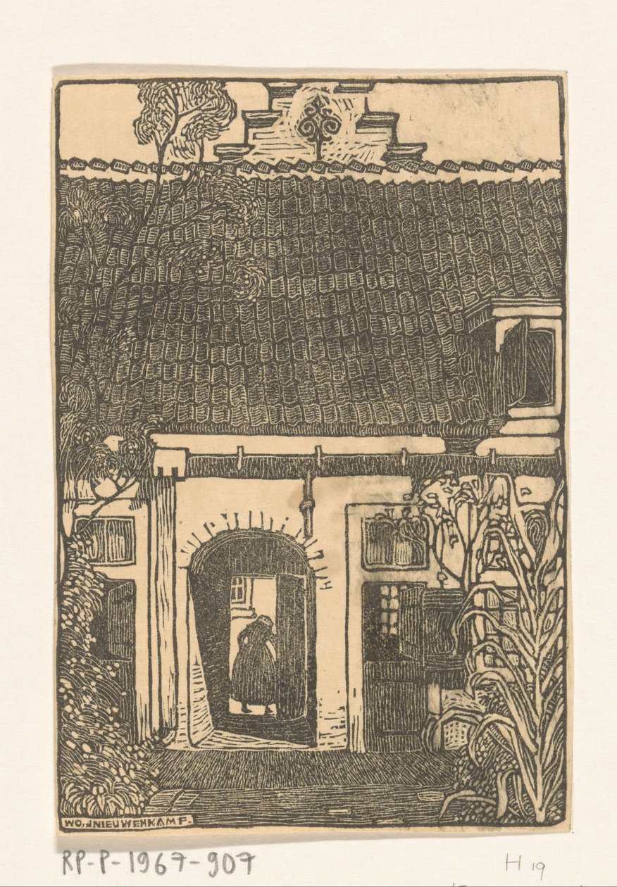 Brouwershof i Haarlem Hofje in Haarlem (originaltitel) av Wijnand Otto Jan Nieuwenkamp