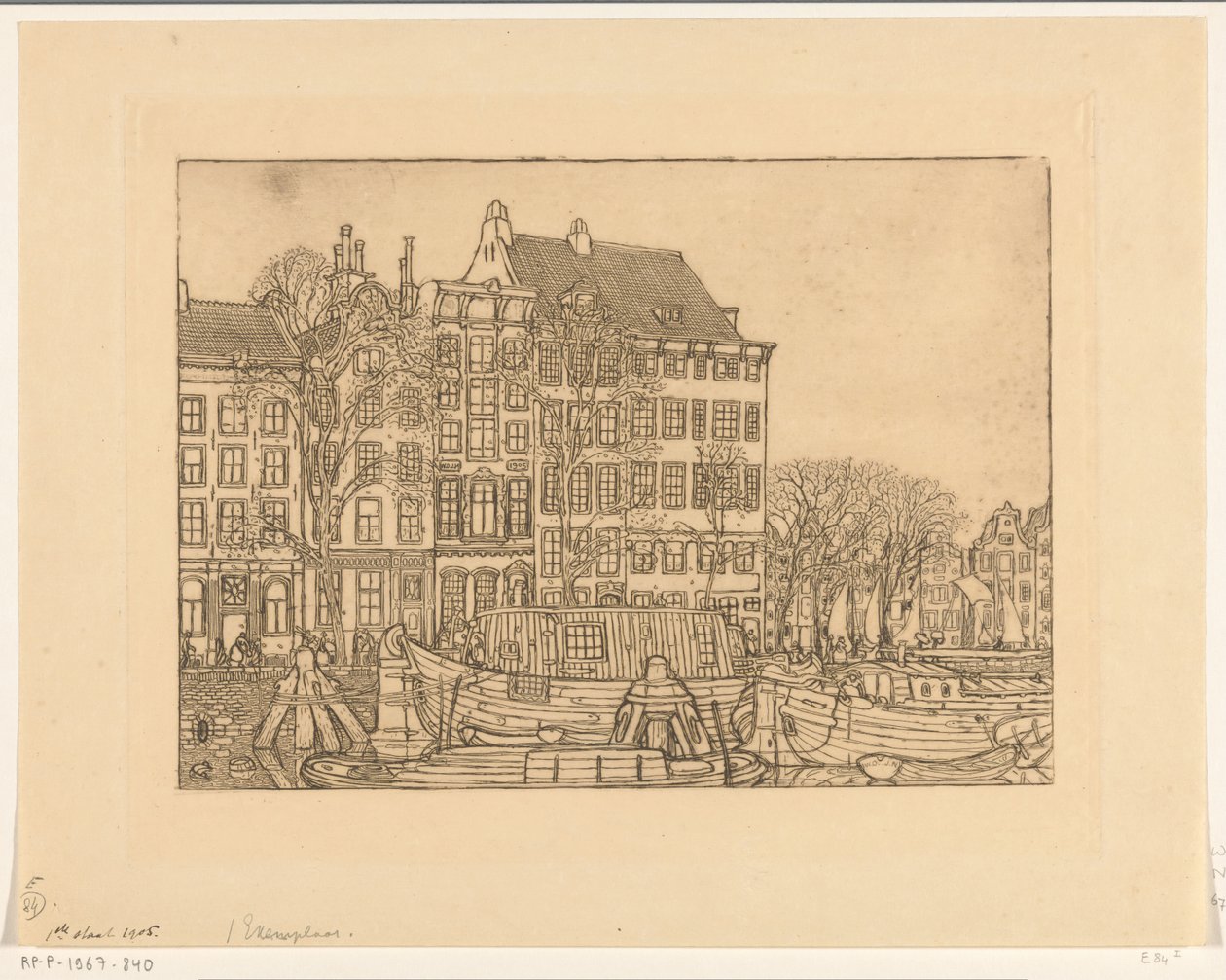 Hus på Prins Hendrikkade i Amsterdam Prins Hendrikkade (originaltitel) av Wijnand Otto Jan Nieuwenkamp