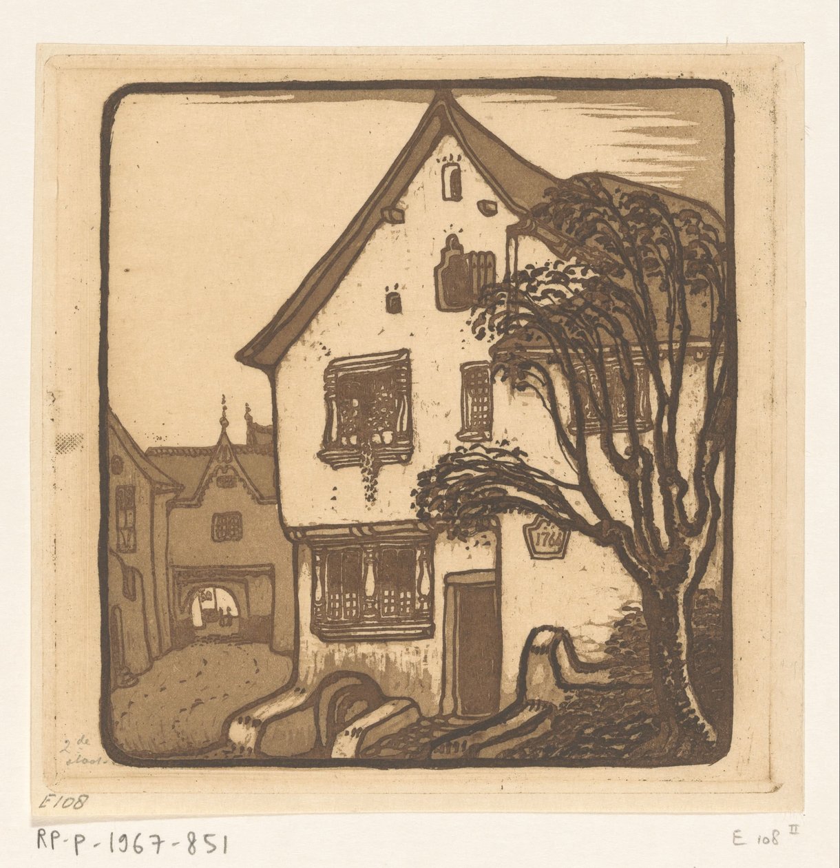 Gata i en stad vid Mosel På Mosel (originaltitel) av Wijnand Otto Jan Nieuwenkamp