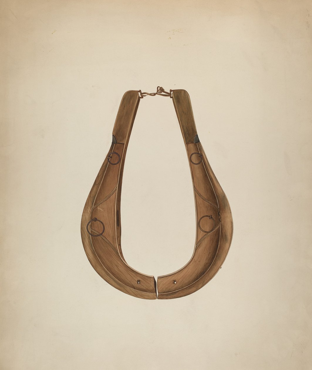 Hästhalsband och Hame, ca. 1941. av Wilbur M Rice