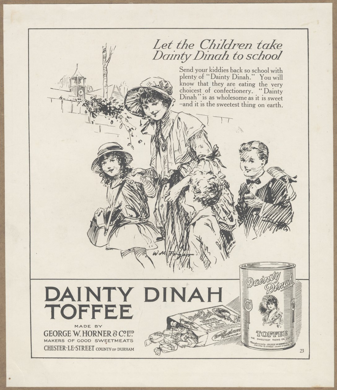 Dainty Dinah Toffee, ca 1920 av Wilfred Fryer