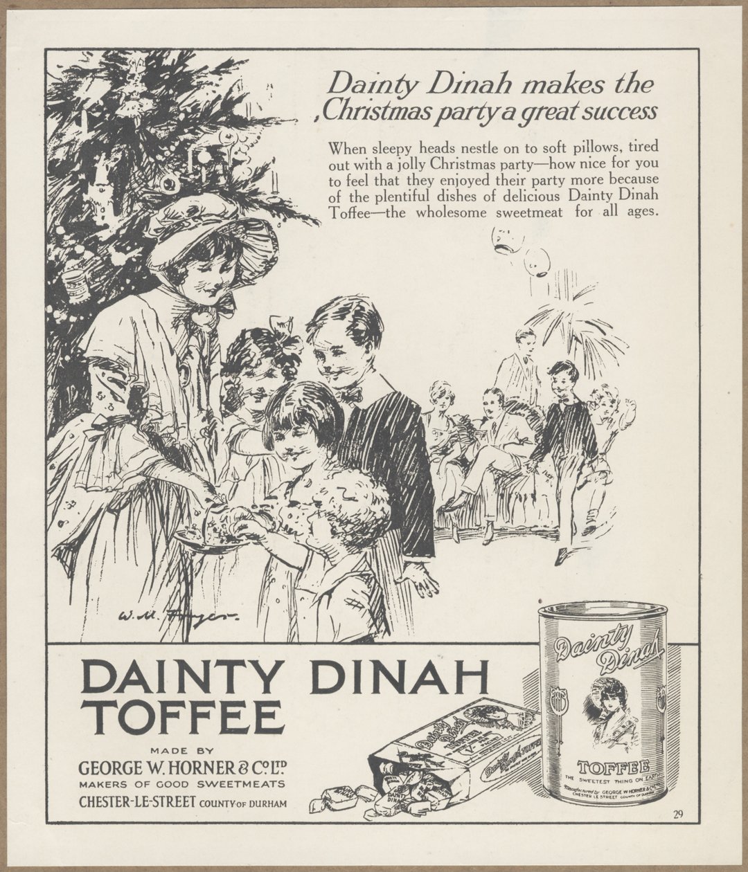 Dainty Dinah Toffee, ca 1920-talet av Wilfred Fryer
