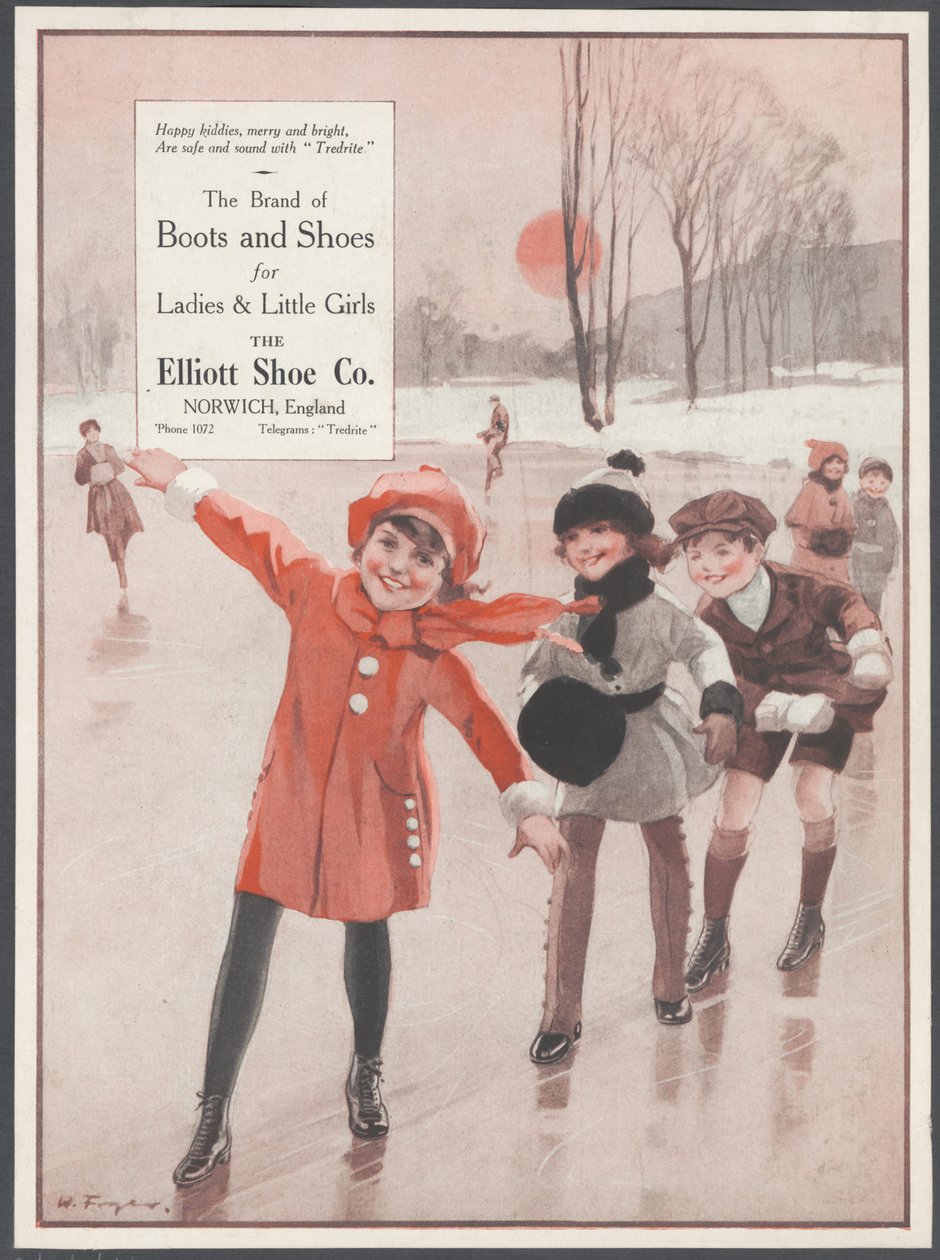 Elliott Shoe Company, c1920-talet av Wilfred Fryer