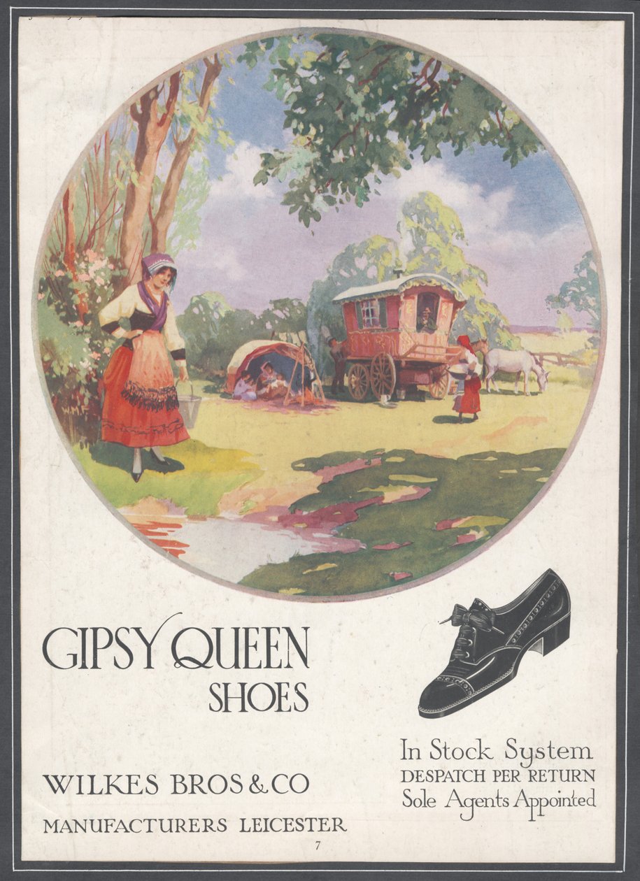 Gipsy Queen Shoes, c1920-talet av Wilfred Fryer