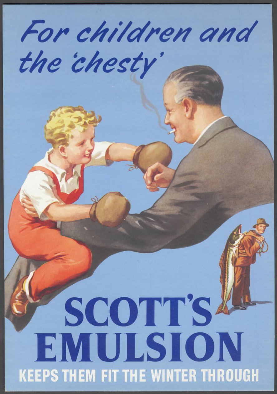 Scotts emulsion, 1930-talet av Wilfred Fryer
