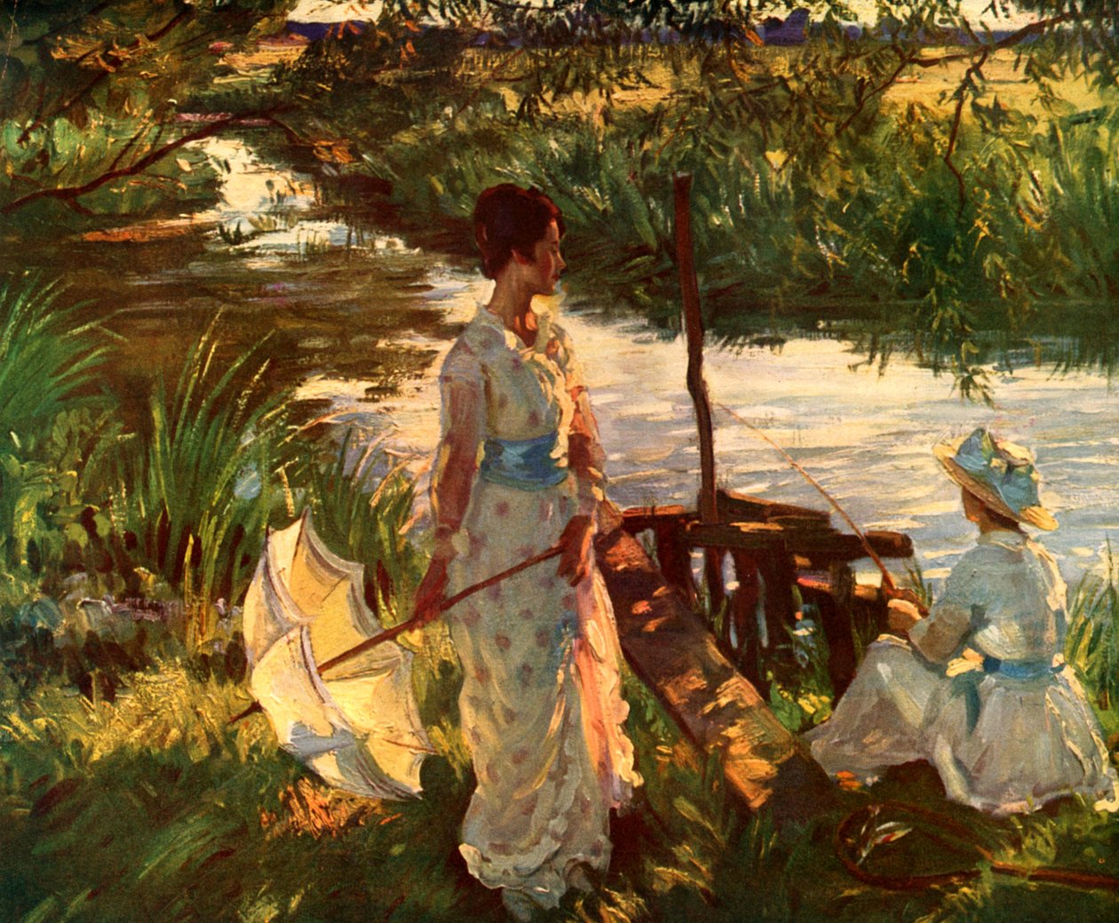 Fiske, Boktallrik av Wilfred Gabriel de Glehn