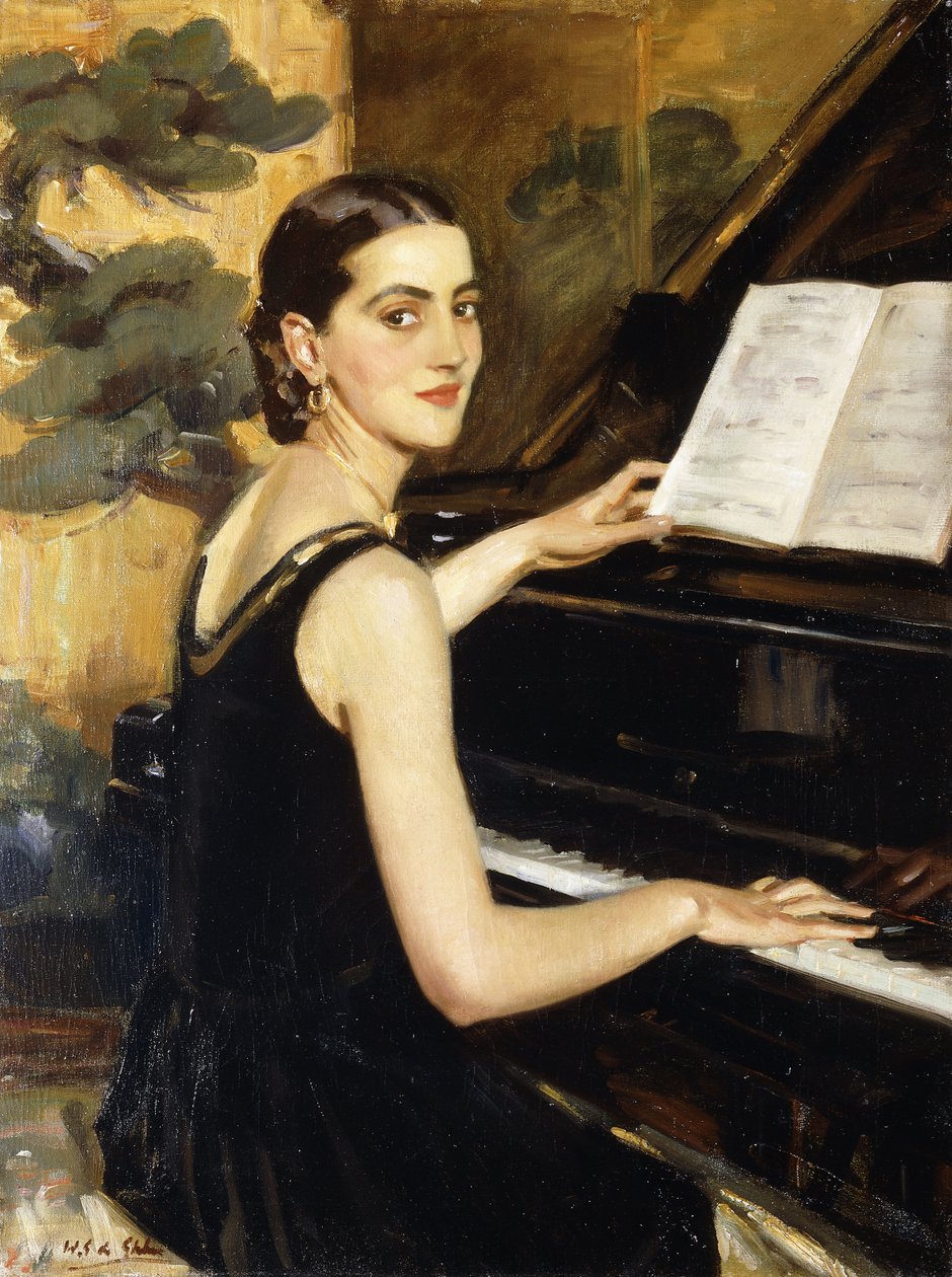 Pianisten av Wilfred Gabriel de Glehn