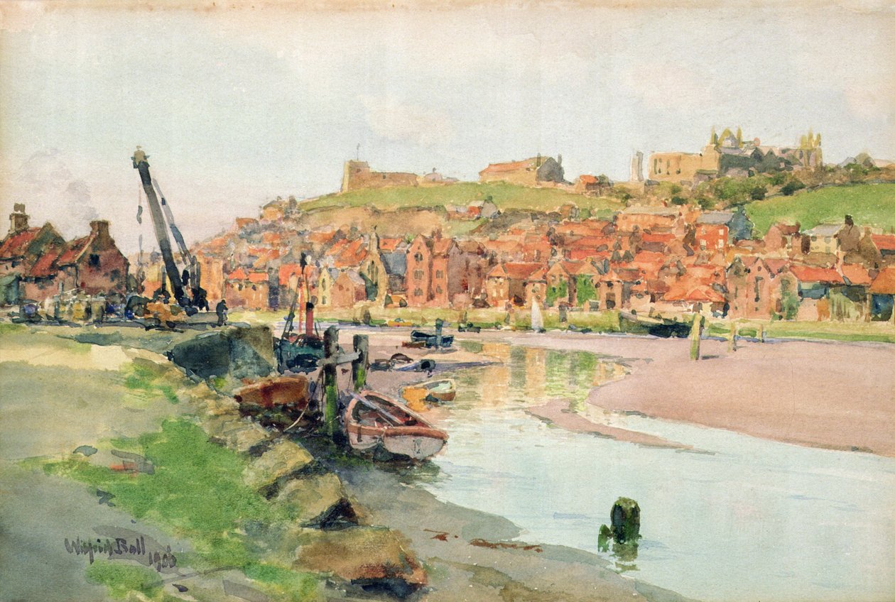 Rosig kväll, Whitby av Wilfrid Williams Ball