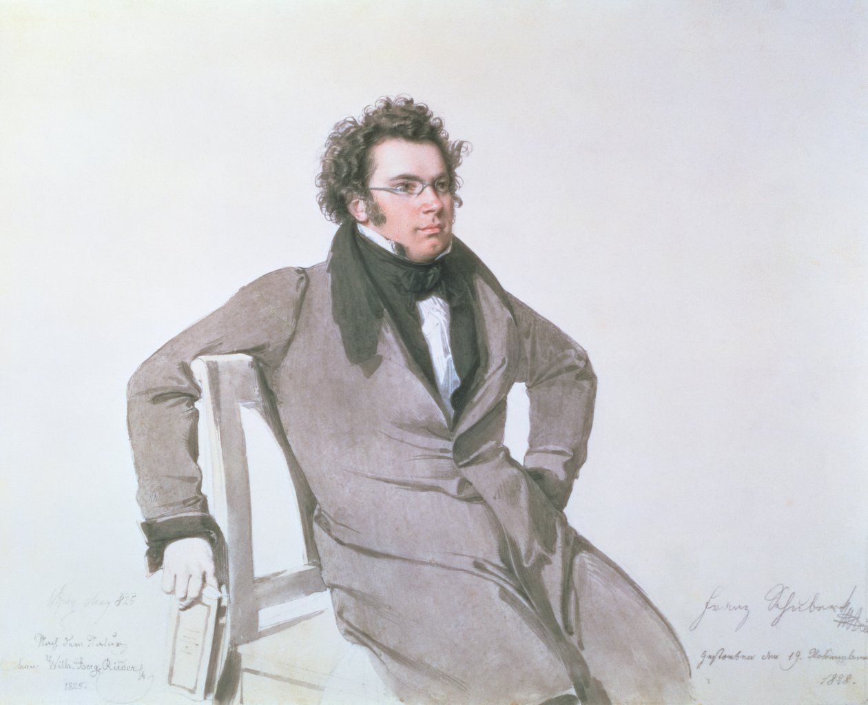 Franz Schubert (1797-1828), 1825 av Wilhelm August Rieder