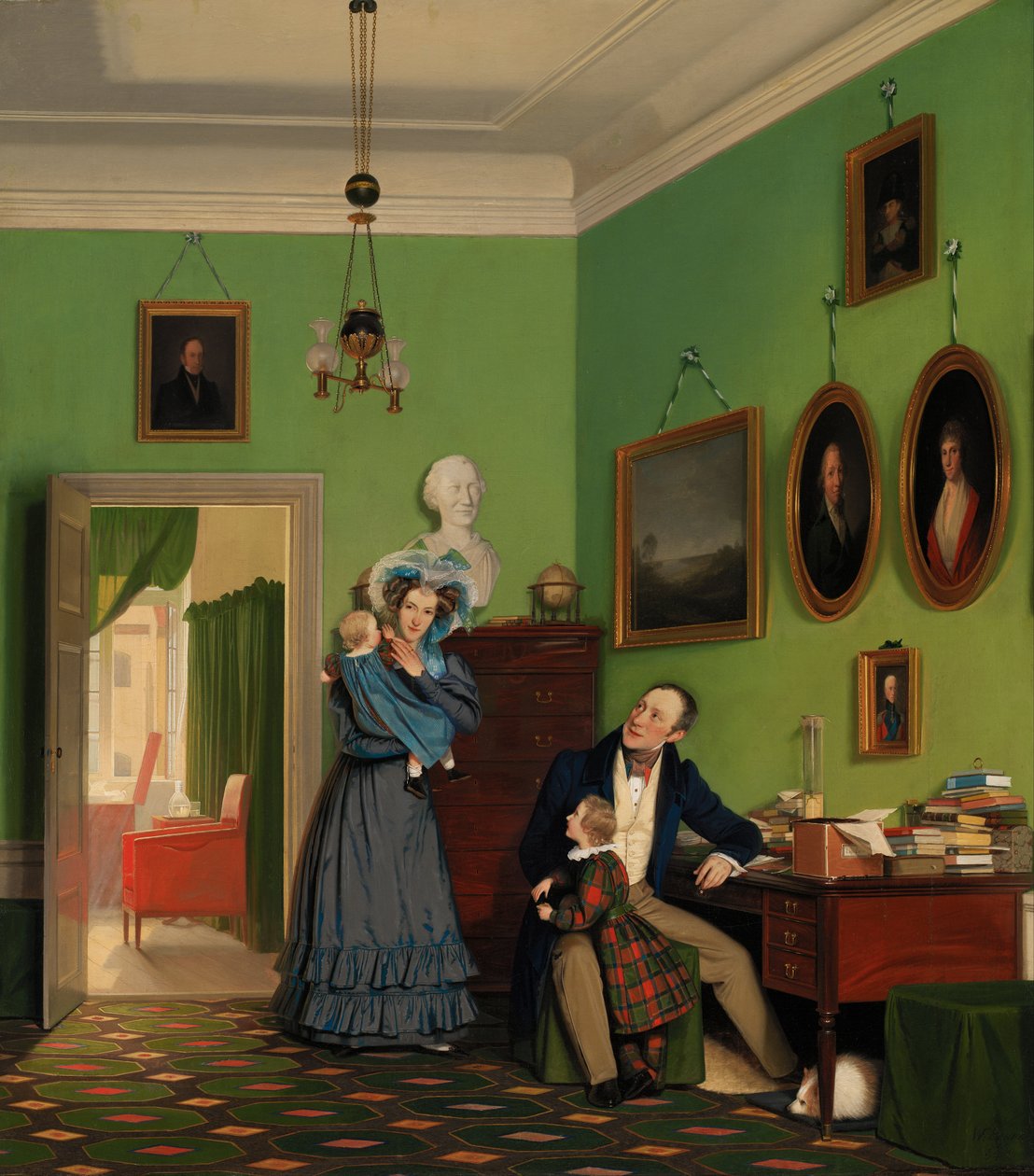 Familjen Waagepetersen av Wilhelm Bendz