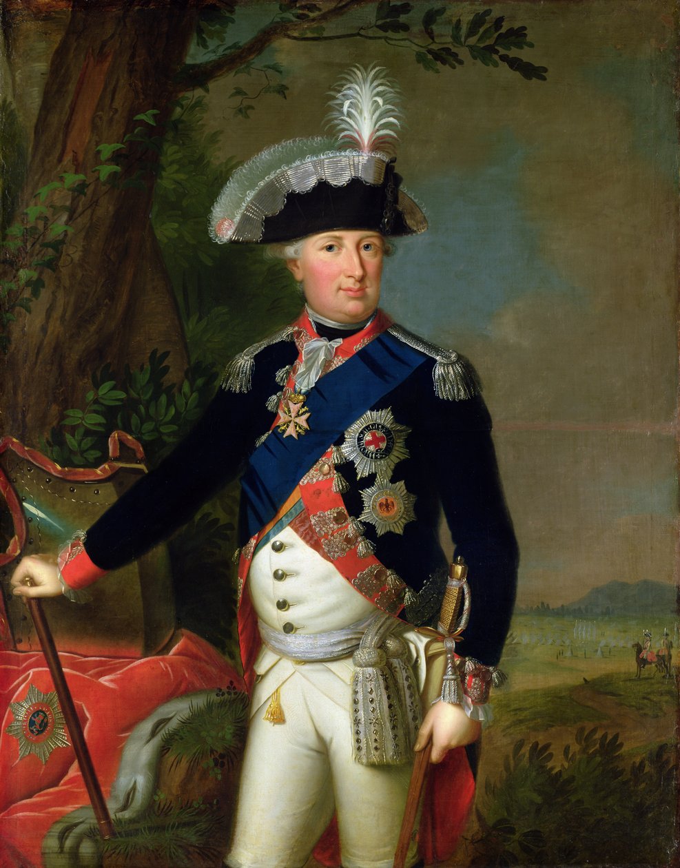 Wilhelm IX (1743-1821) Landgrave of Hessen-Kassel, ca 1795 av Wilhelm Boettner