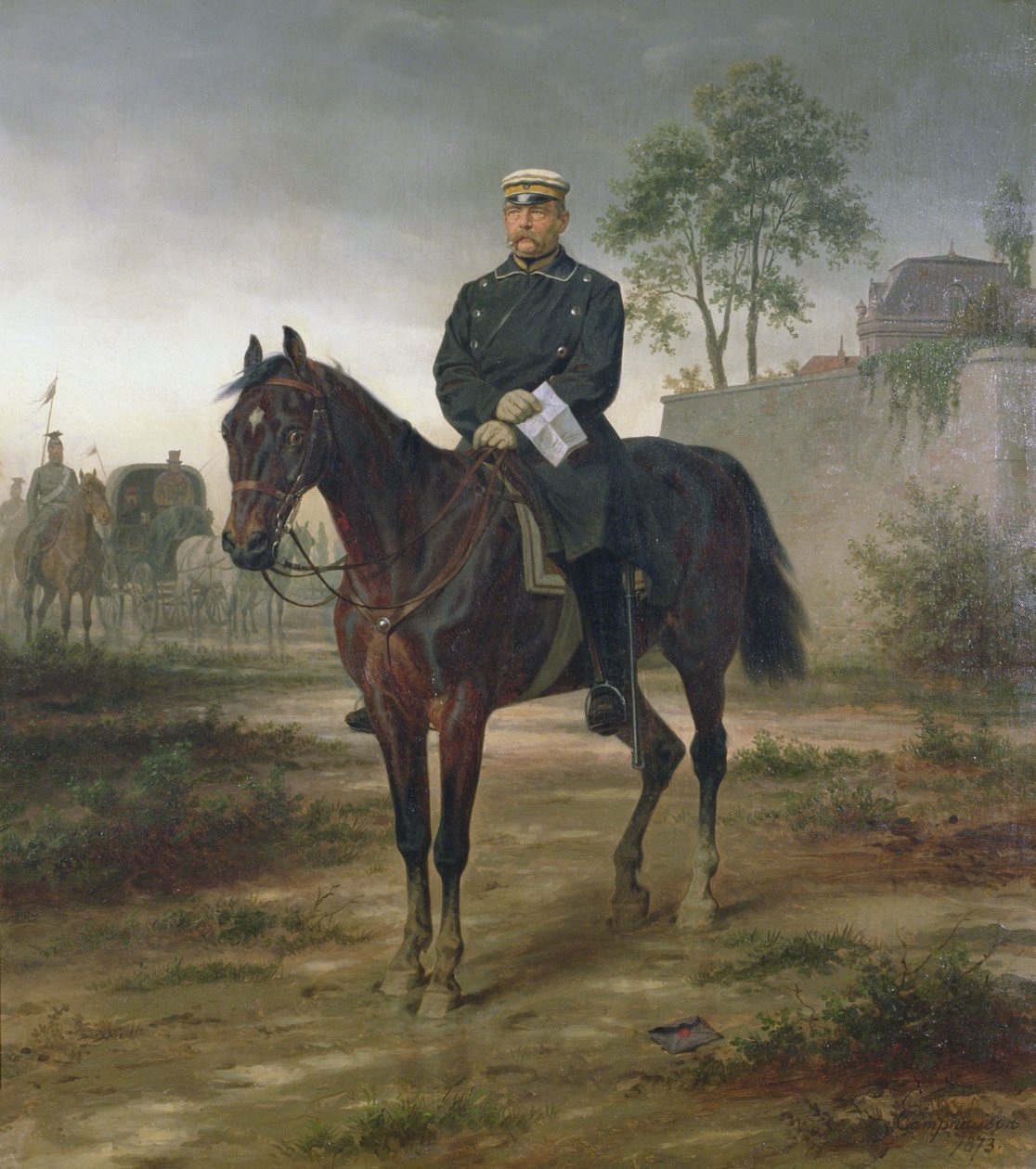 Bismarck före Paris, 1873 av Wilhelm Camphausen