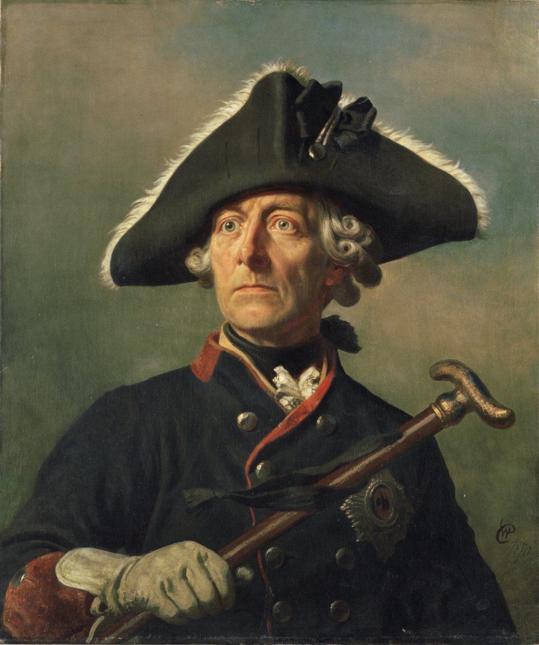 Friedrich der Große av Wilhelm Camphausen