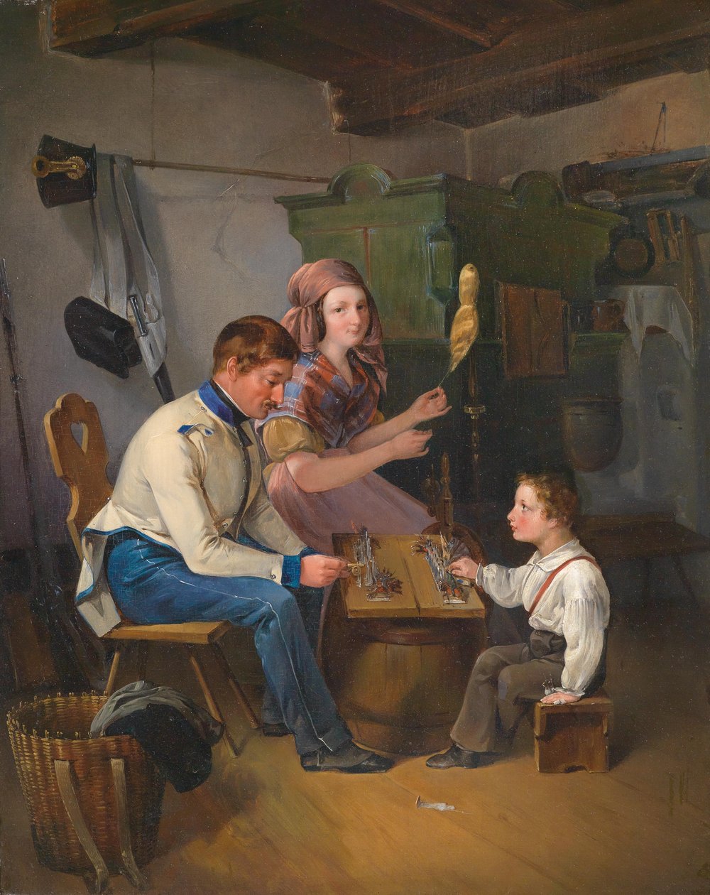 Lek med tinsoldaterna av Wilhelm Richter