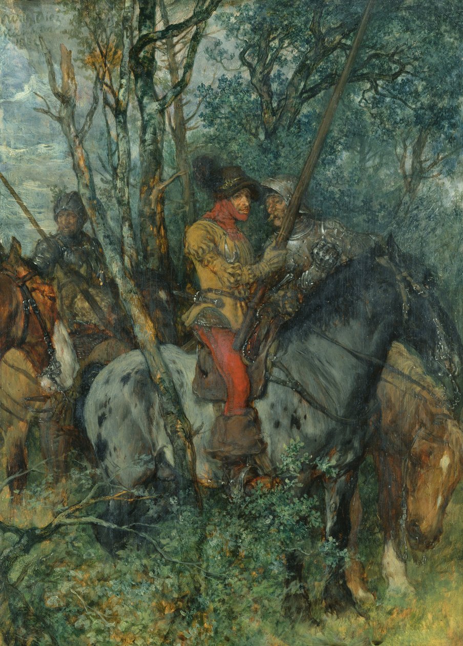 I bakhåll, 1882 av Wilhelm Von Diez