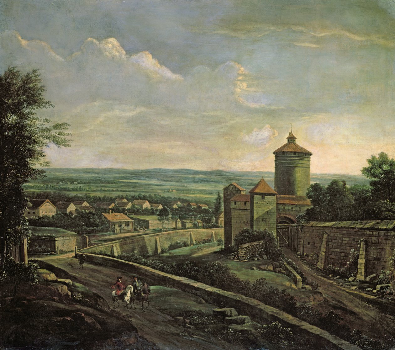 Utsikt över Nürnberg, sommar av Wilhelm von Bemmel