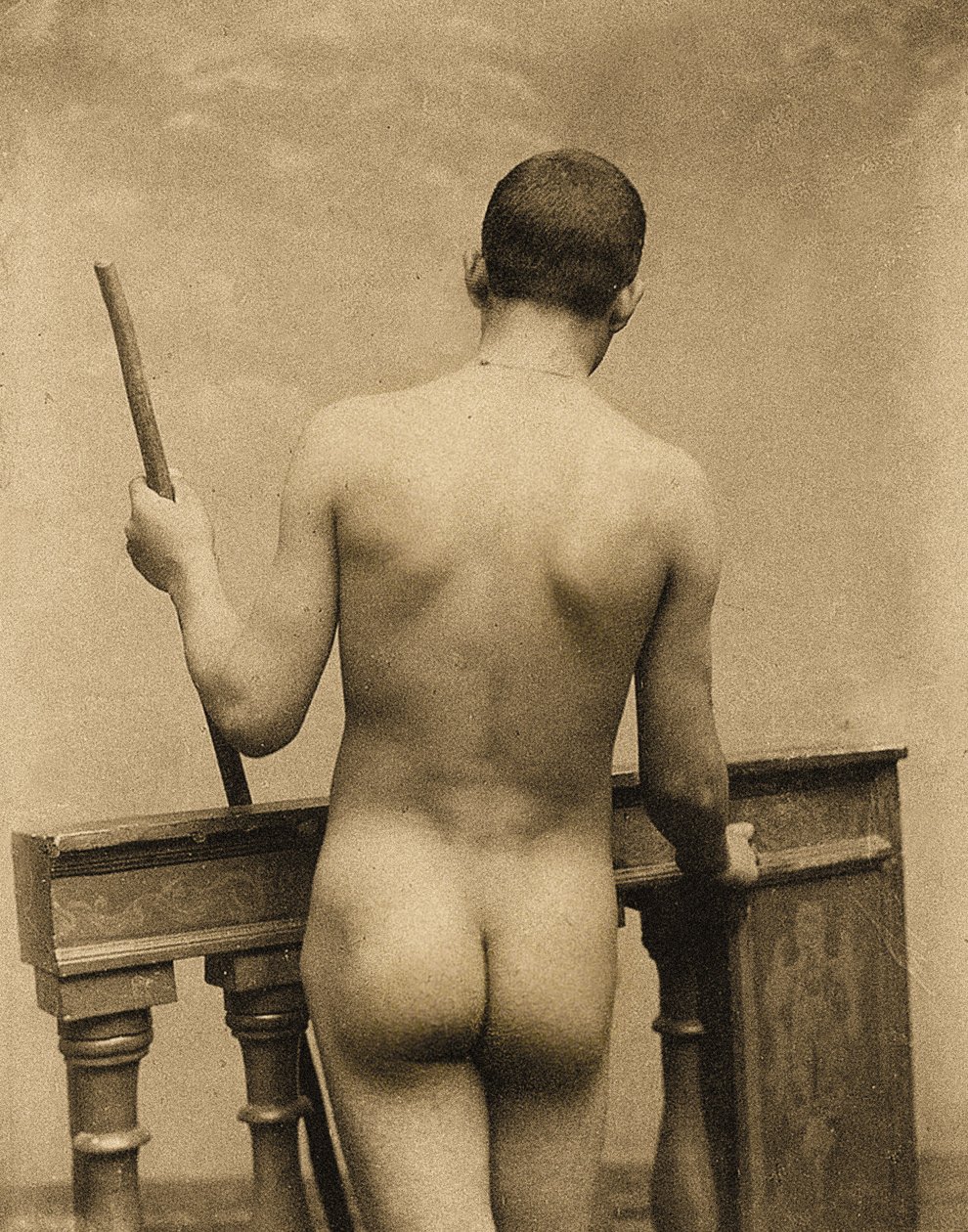 Studie av en naken man, Sicilien, C.1900 av Baron Wilhelm von Gloeden