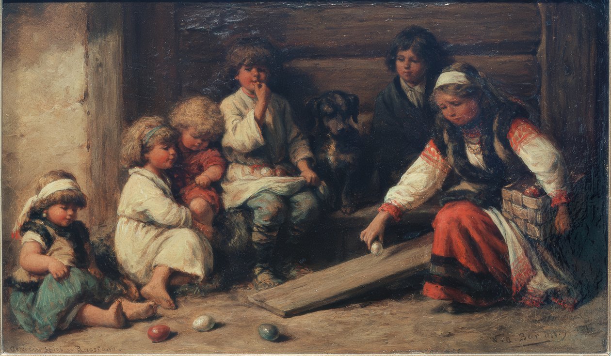 Påskäggsspel i Ryssland av Wilhelm Amandus Beer
