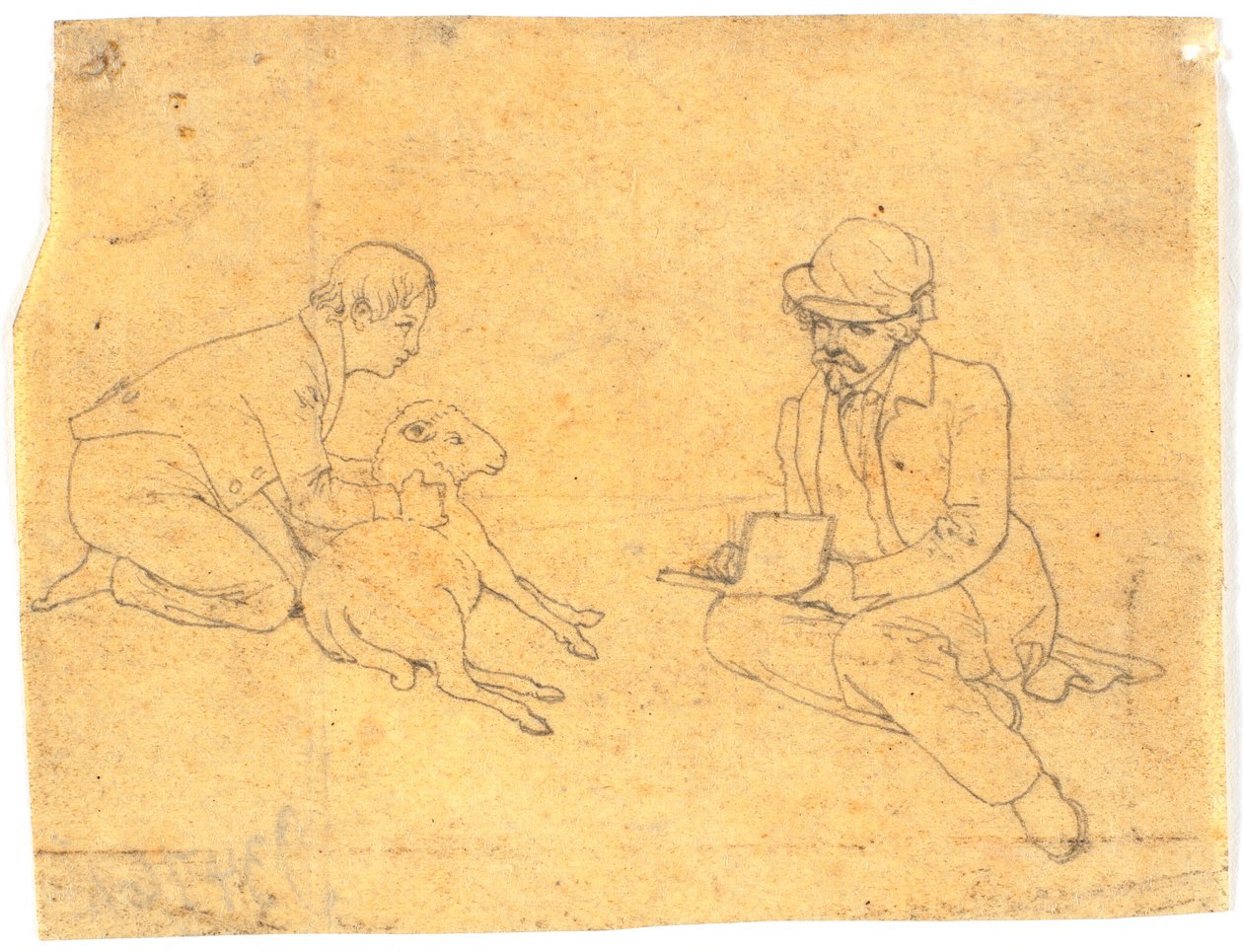 Lammet dras av Wilhelm Bendz