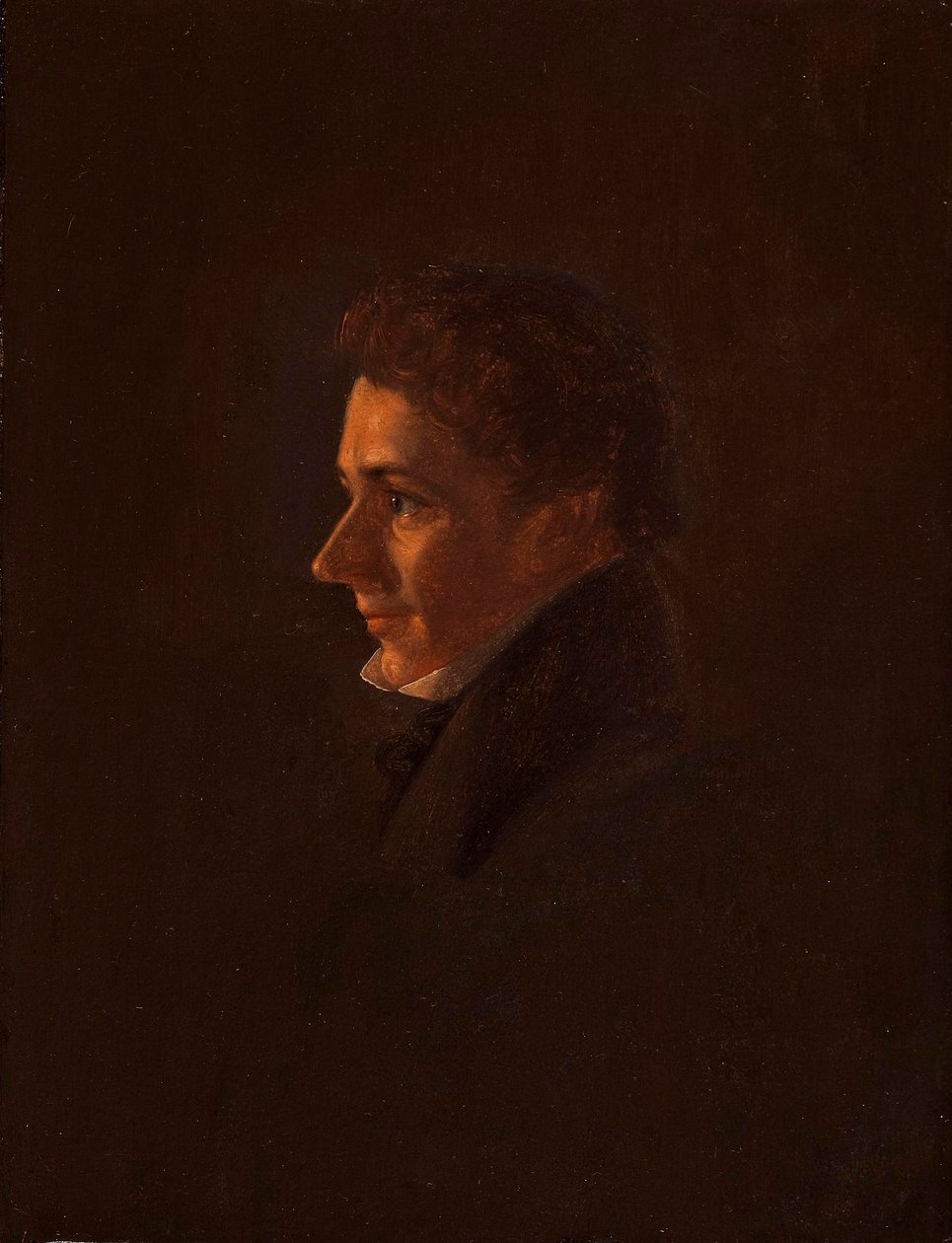 Porträtt av Christian Morgenstern av Wilhelm Bendz