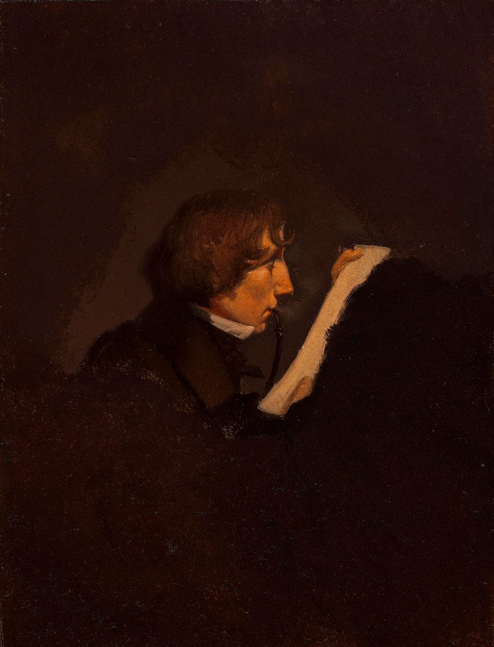 Porträtt av Heinrich Crola av Wilhelm Bendz