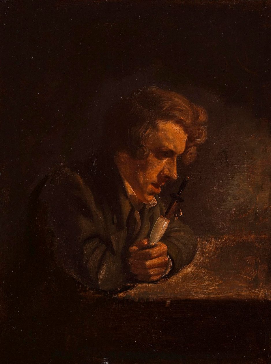 Porträtt av Karl Altmann av Wilhelm Bendz