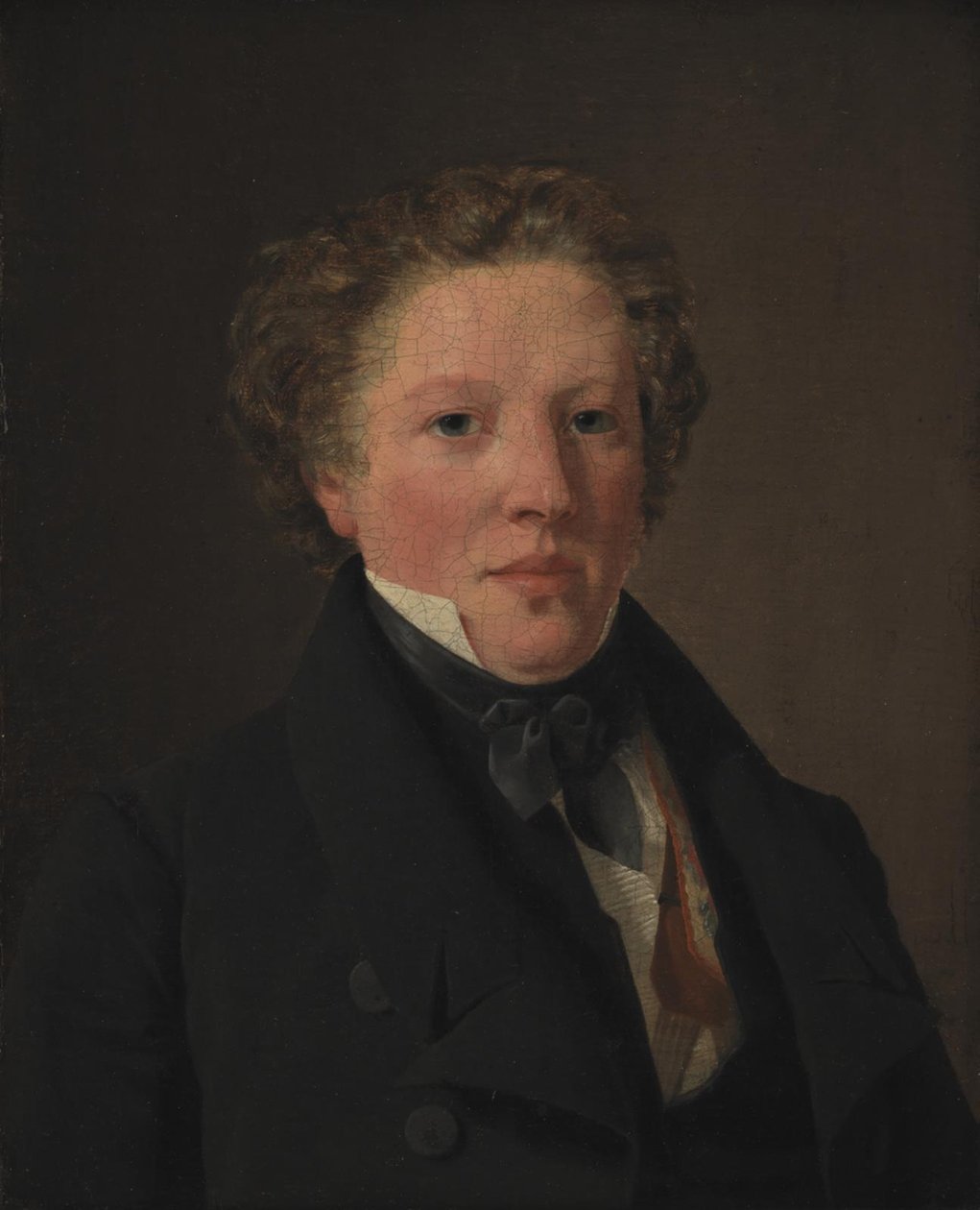 Skådespelaren Christoffer Hvid av Wilhelm Bendz