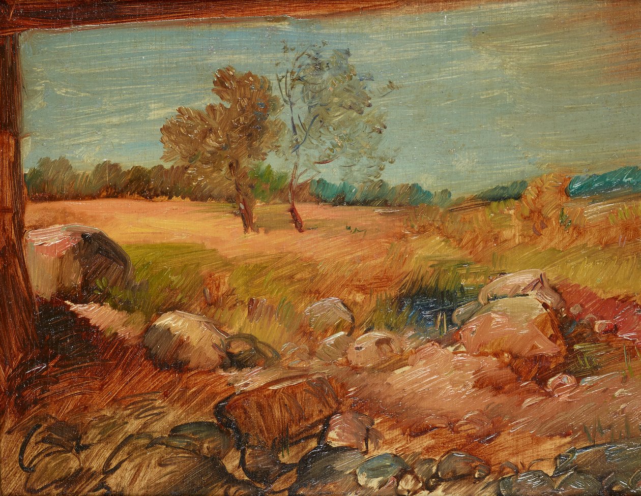 Utsikt från en lada av Wilhelm Busch