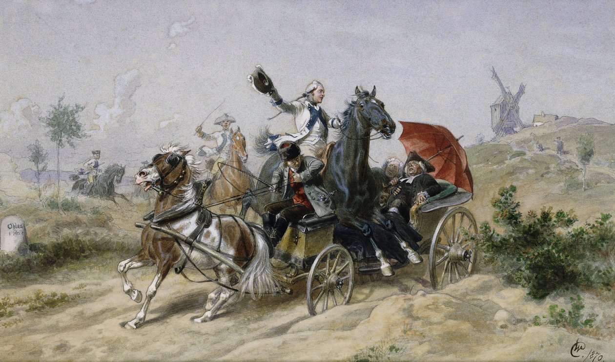 Ett nära samtal, 1870 av Wilhelm Camphausen