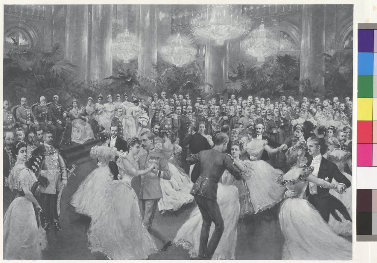 Bal vid hovet - kvadriljens resonemang av Wilhelm Gause