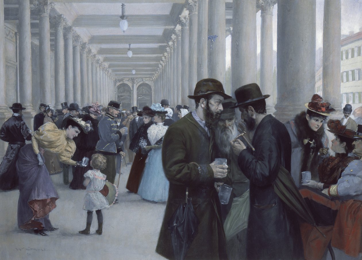 Mühlbrunn-kolonnaden (The Mill Spring Colonnade) av Wilhelm Gause