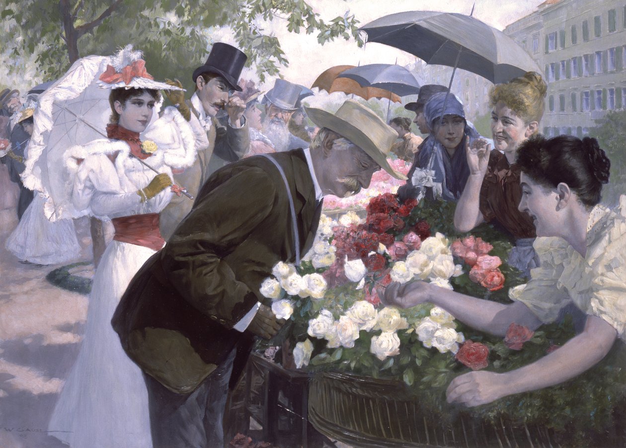 Röda eller vita rosor? (Röda eller vita rosor, sir?) av Wilhelm Gause