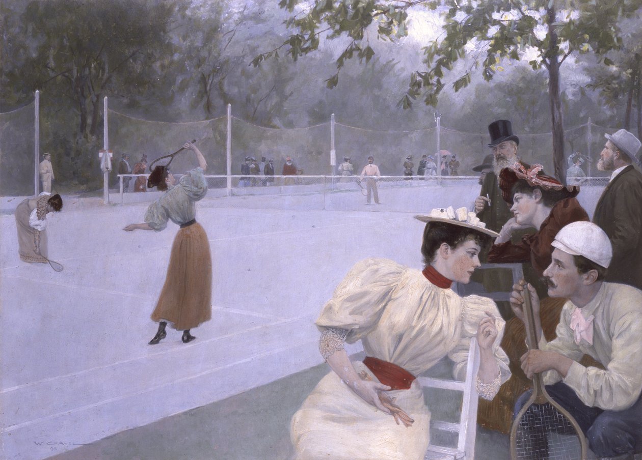 Kommunal Lawn Tennisbana av Wilhelm Gause