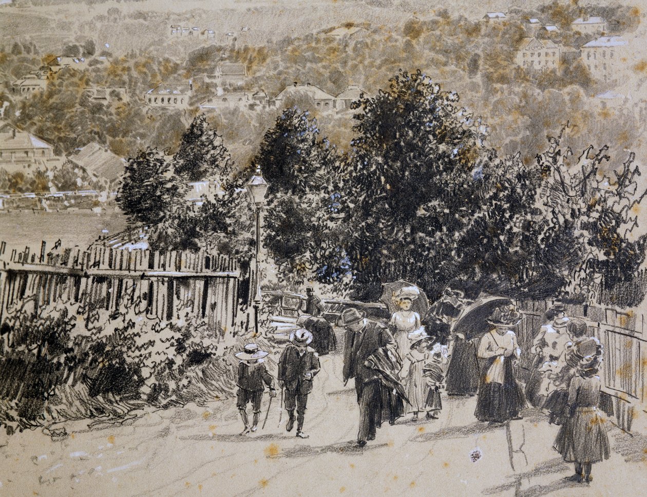 Resa till landsbygden nära Wien av Wilhelm Gause