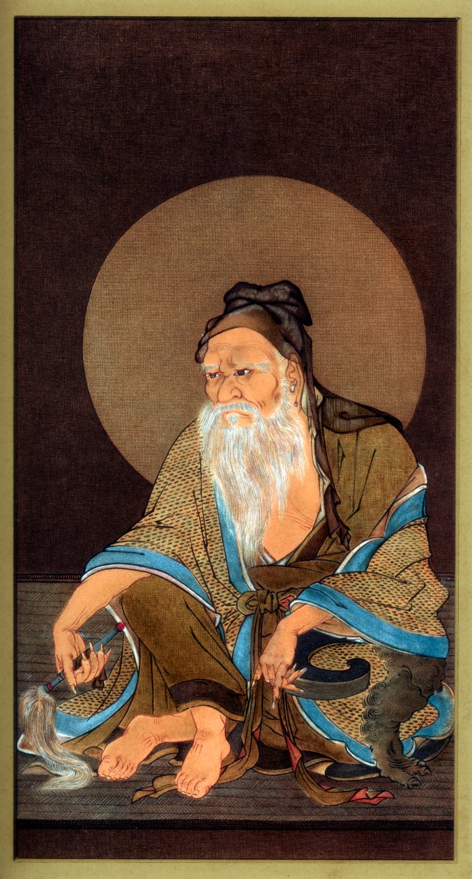 Porträtt av Vimalakirti, 1400-talet 1886 av Wilhelm Greve