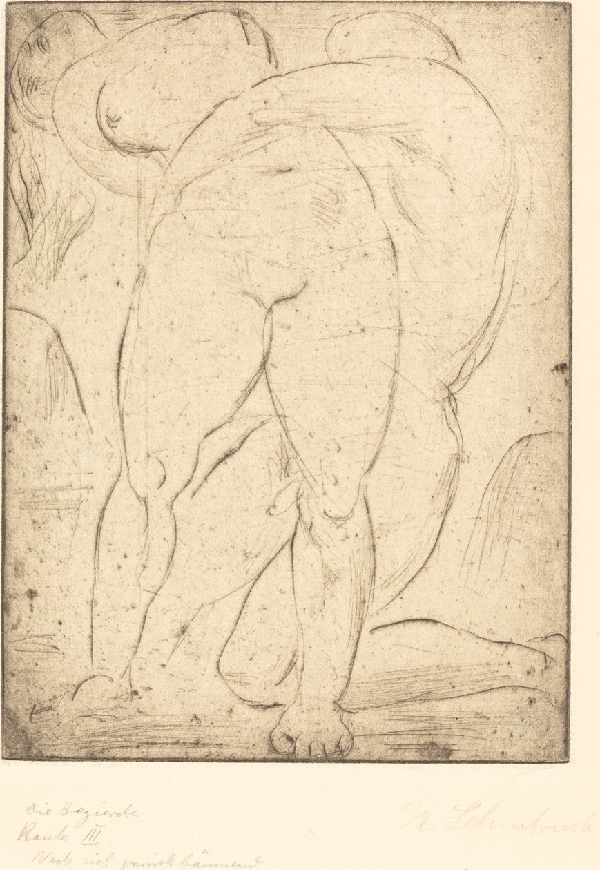 Passion II (Passion II) av Wilhelm Lehmbruck