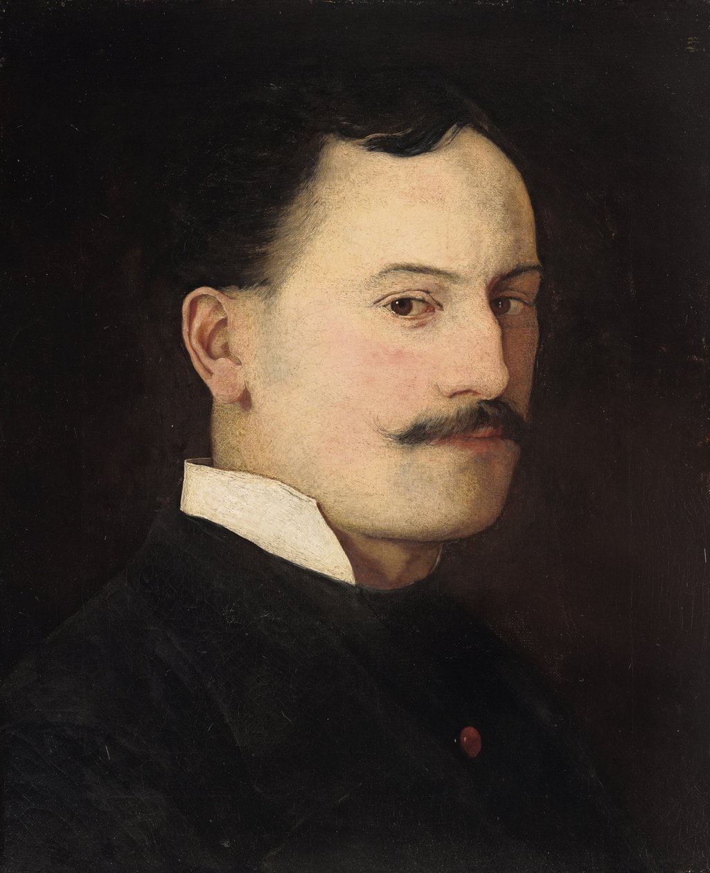 Målaren Julius Bodenstein av Wilhelm Maria Hubertus Leibl