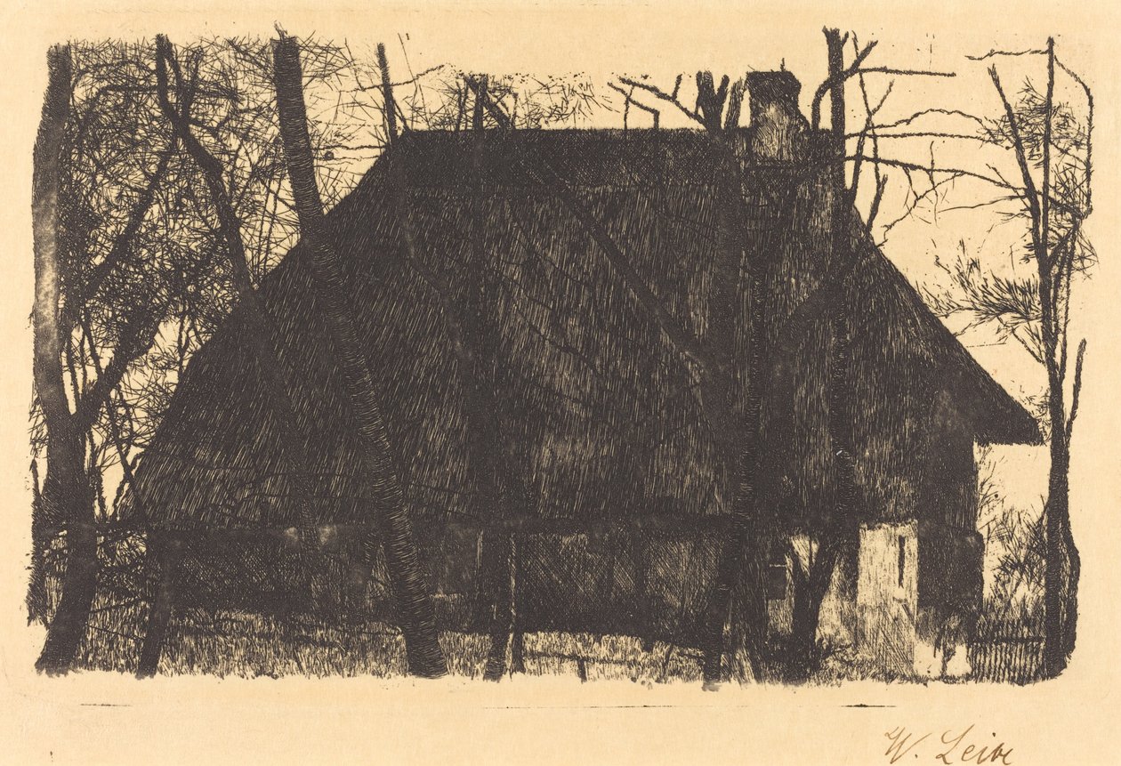 Bondgård av Wilhelm Maria Hubertus Leibl