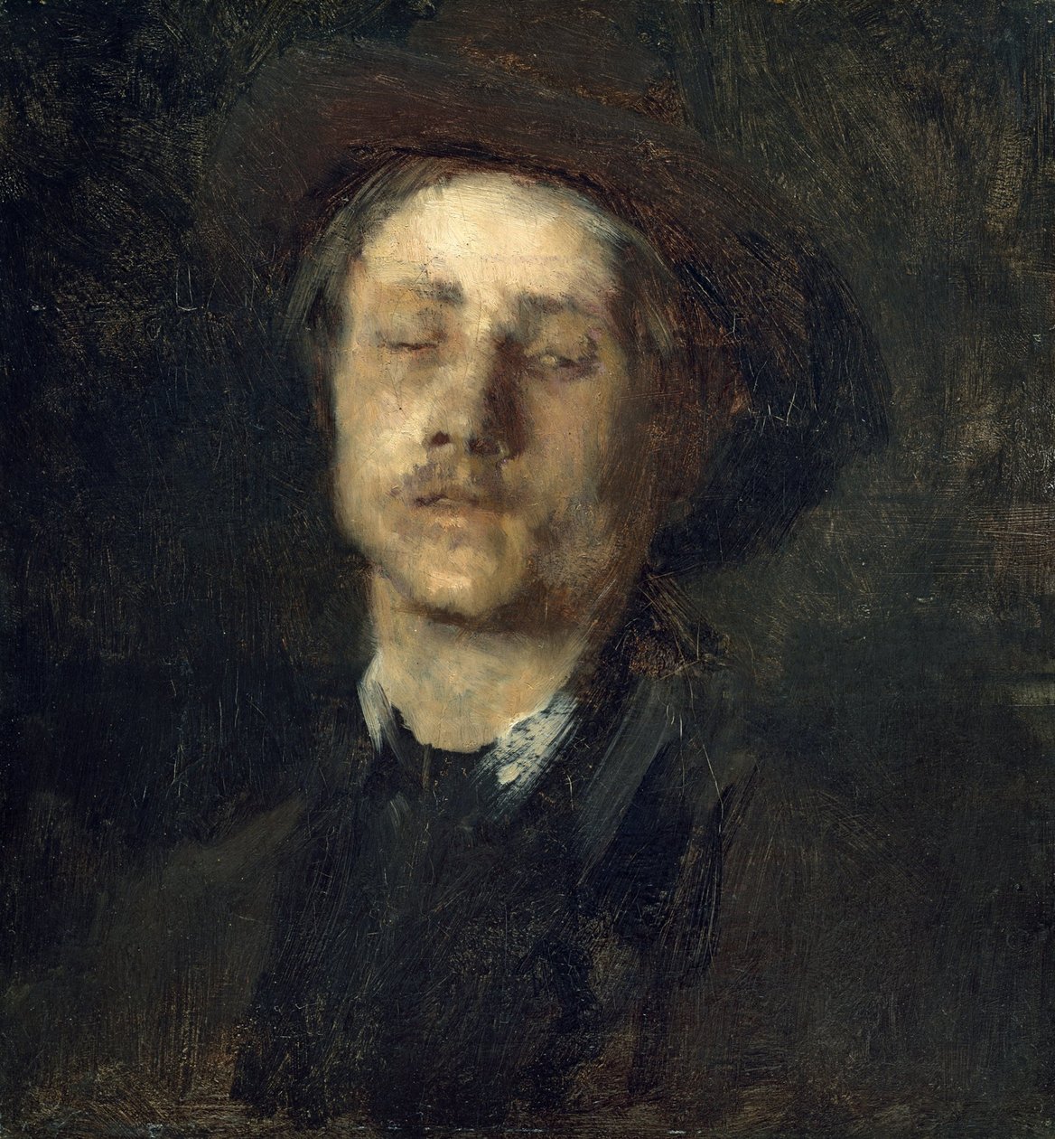 huvudet på en blind man av Wilhelm Maria Hubertus Leibl