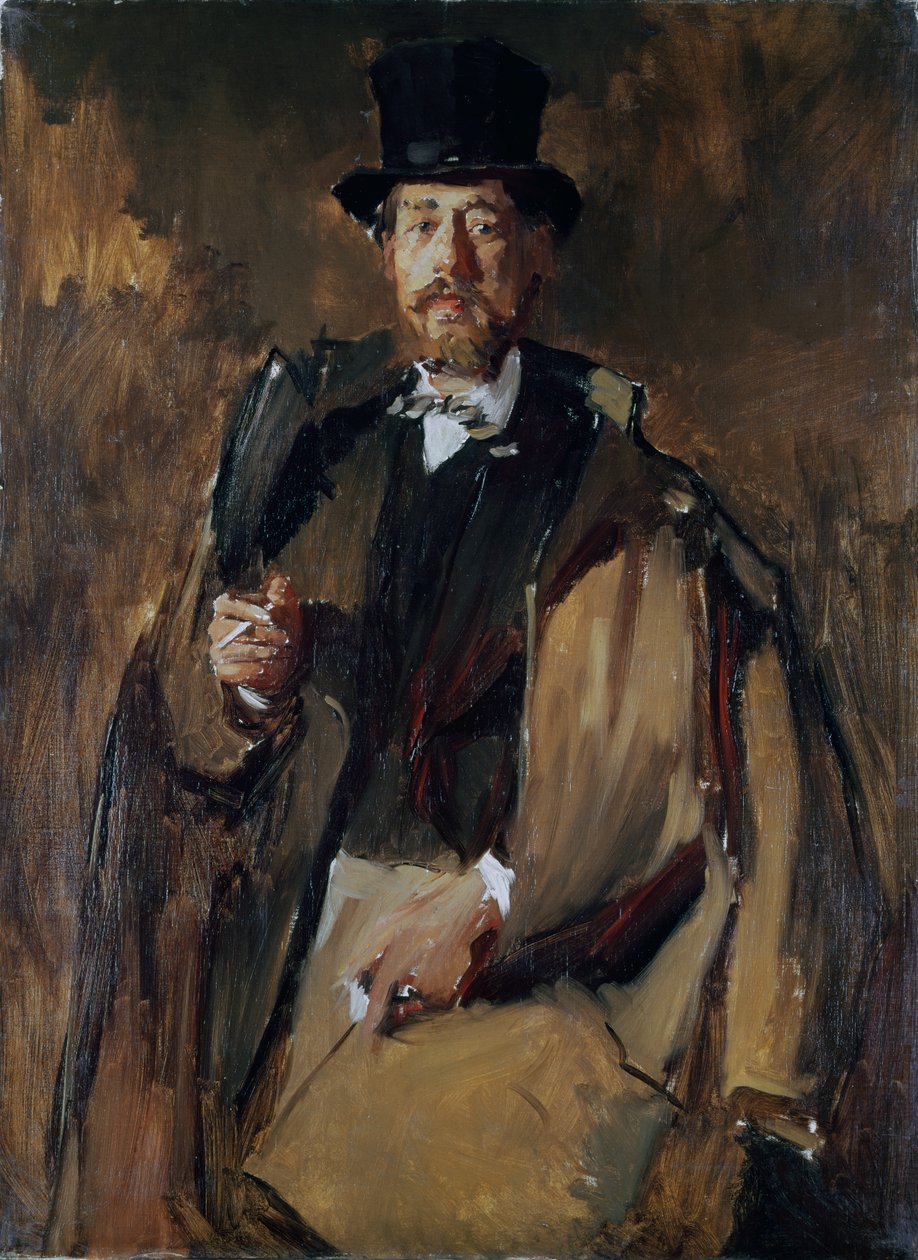 Porträtt av Pal Szinyei Merse (1845-1920) av Wilhelm Maria Hubertus Leibl