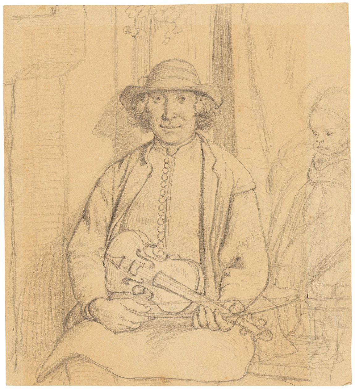 En svensk folkmusiker av Wilhelm Marstrand