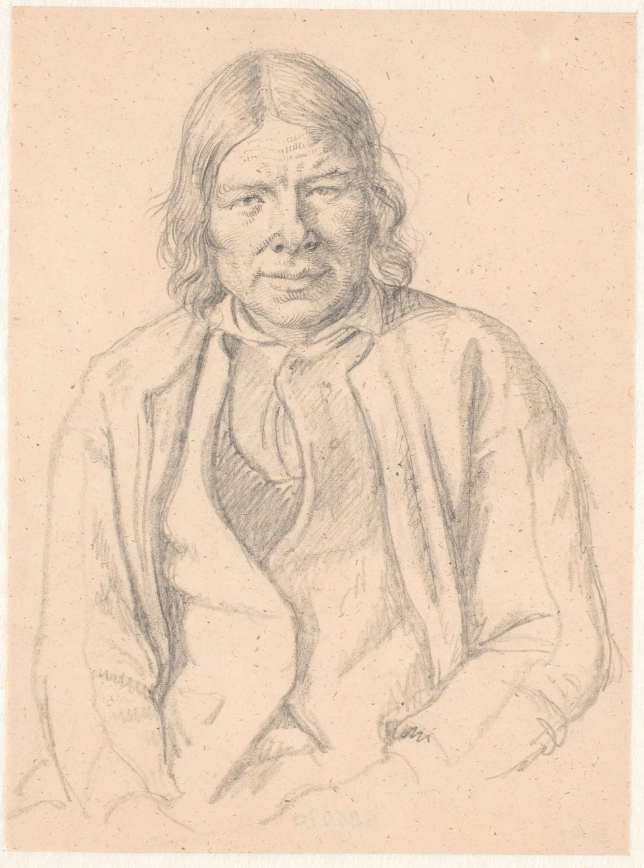 Byst av en svensk bonde av Wilhelm Marstrand