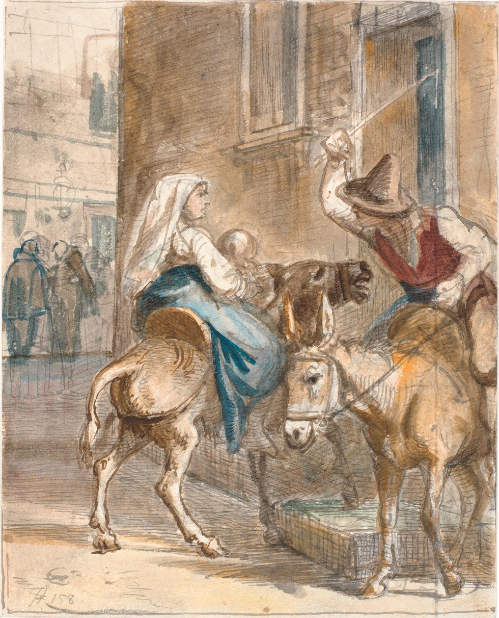 Den envisa åsnan av Wilhelm Marstrand