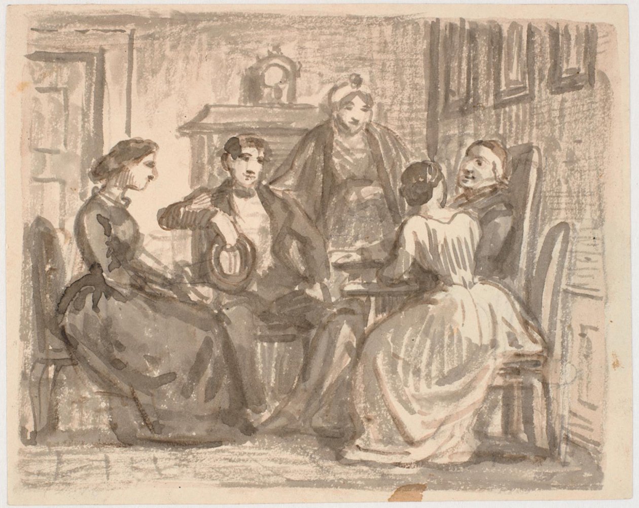 Den nya familjemedlemmen av Wilhelm Marstrand