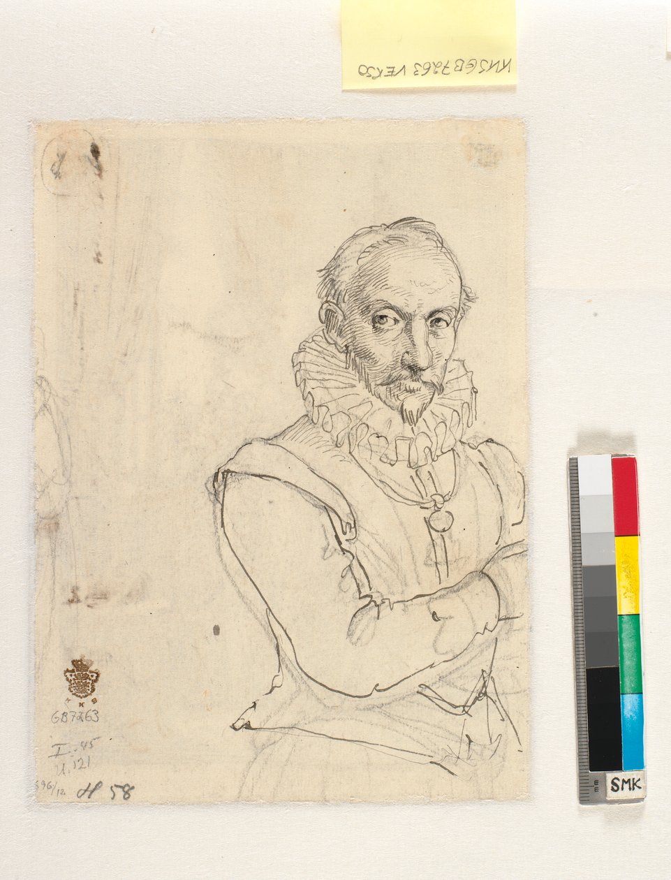 En adelsman, under Kristoffer IV:s tid av Wilhelm Marstrand