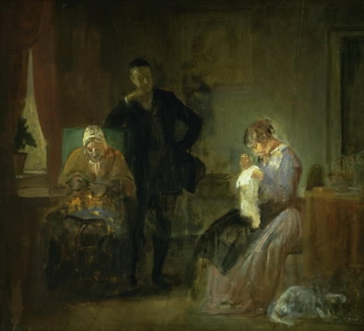 Friarens besök av Wilhelm Marstrand