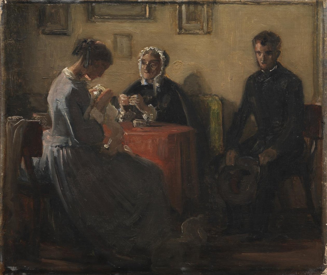 Friarens besök av Wilhelm Marstrand