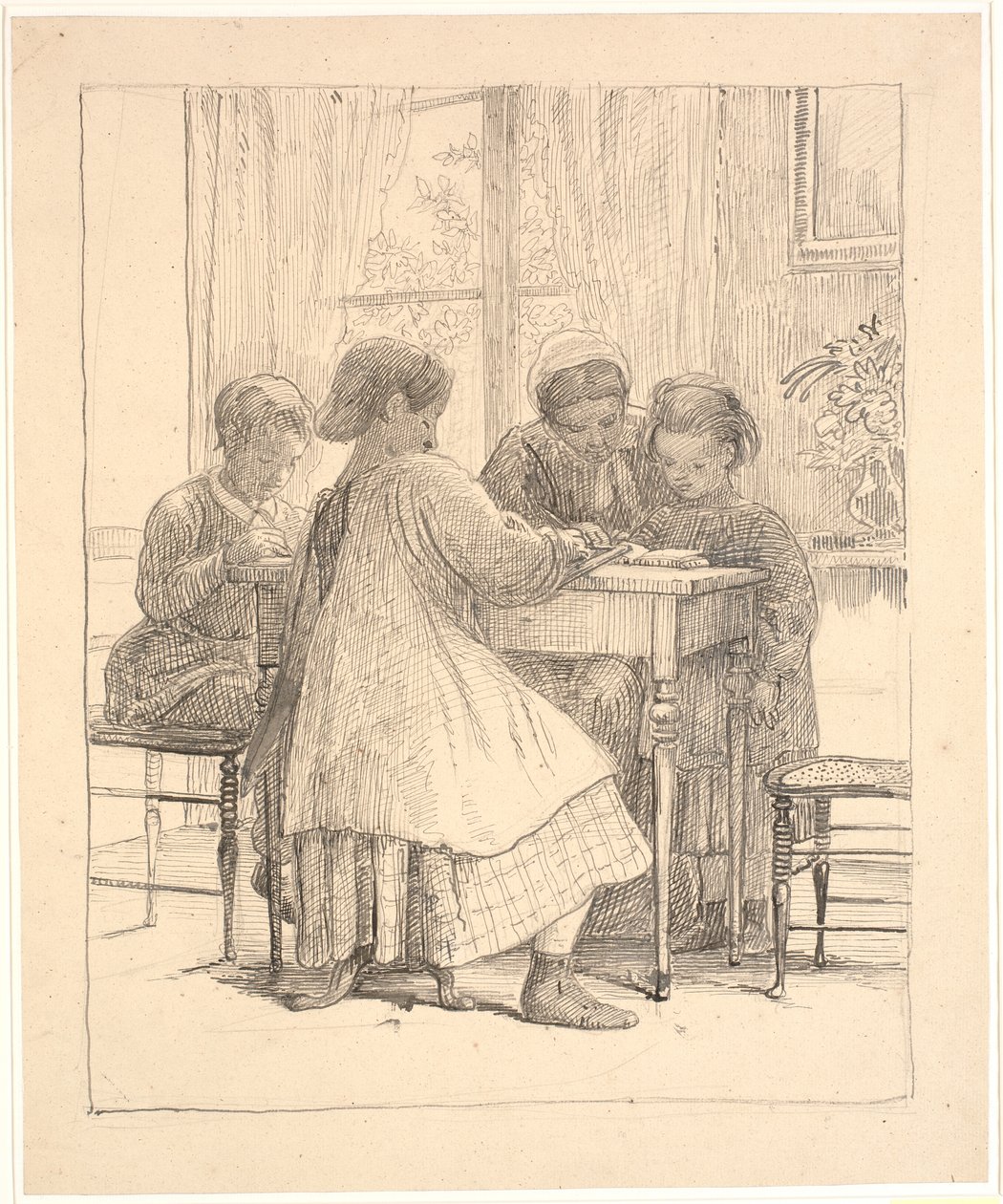 Läxläsning av Wilhelm Marstrand
